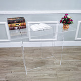 Clear Acrylic Dinning Table Church Holy Communion Tradeshow Display 42X24X31" 10033-3