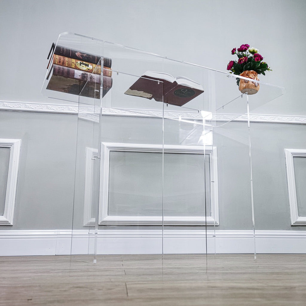 Clear Acrylic Dinning Table Church Holy Communion Tradeshow Display 42 ...
