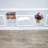 Clear Acrylic Dinning Table Church Holy Communion Tradeshow Display 42X24X31" 10033-3