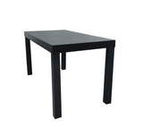 Black Coffee Table End SideTable Living Room Furniture Light Weight Willow Grain 10034