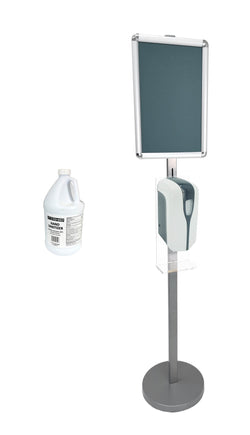 Hand Sanitizer Stand Portable Stand with Volume Adjustable Dispenser Cleaner Automatic Hand Free wit10050+15226+15241