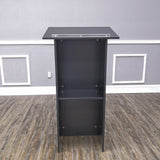 Black Wood Podium Church Pulpit School Lectern Conference Debate Stand23X12X44 10051-BLK