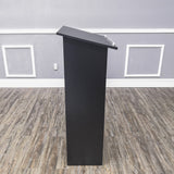 Black Wood Podium Church Pulpit School Lectern Conference Debate Stand23X12X44 10051-BLK