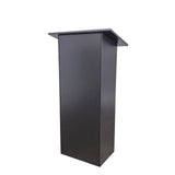 Black Wood Podium Church Pulpit School Lectern Conference Debate Stand23X12X44 10051-BLK