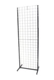 Metal Stand Gridwall Display Sturdy Metel Wire Merchandiser Rack Floor Stand Display for Apparel Bag