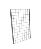 Metal Stand Gridwall Display Sturdy Metel Wire Merchandiser Rack Floor Stand Display for Apparel Bag