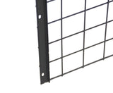 Metal Stand Gridwall Display Sturdy Metel Wire Merchandiser Rack Floor Stand Display for Apparel Bag
