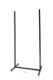 Metal Stand Gridwall Display Sturdy Metel Wire Merchandiser Rack Floor Stand Display for Apparel Bag