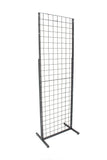 Metal Stand Gridwall Display Sturdy Metel Wire Merchandiser Rack Floor Stand Display for Apparel Bag