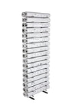 Metal blueprint display 21X10X84“ 16 level design scroll storage organizatoin 10055