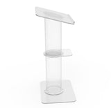 Clear Church Pulpit Event Lectern Plexiglass Acrylic Debate Podium School 1803-7 Clear