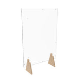 Acrlic Plexiglass Shield Sneeze Guard 24x36x7 Landscape or Portrait Tabletop or Ceiling Mount 10064