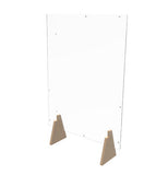 Acrlic Plexiglass Shield Sneeze Guard 24x36x7 Landscape or Portrait Tabletop or Ceiling Mount 10064
