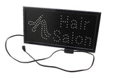 HAIR SALON LED Billboard Black frame Black frame: 18.9"W x 9.8"H - 100720