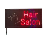 HAIR SALON LED Billboard Black frame Black frame: 18.9"W x 9.8"H - 100720