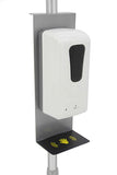 Hand Sanitizer 1 Gallon AND Portable Stand Soap Dispenser Cleaner Automatic Hand-Free 10072+15241