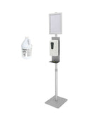Hand Sanitizer 1 Gallon AND Portable Stand Soap Dispenser Cleaner Automatic Hand-Free 10072+15241
