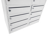 20-Slot 10.8“ Wide Door Large 10" Wide Slot Cellphone Locker Station Storage Cabinet 23.3" Wide X 9.1" Deep X 35" Tall Mail Slot Group Box 10078