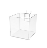 Plaxiglass Acrylic Brochure Holder Small Candy Bin Dump Bin Cube Slatwall  Countertop 100800
