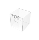 Plaxiglass Acrylic Brochure Holder Small Candy Bin Dump Bin Cube Slatwall  Countertop 100800