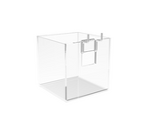 Plaxiglass Acrylic Brochure Holder Small Candy Bin Dump Bin Cube Slatwall  Countertop 100800
