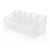 FixtureDisplays® 5-Divided Bin Clear Acrylic Countertop Display - 8" x 8" x 24" 100808