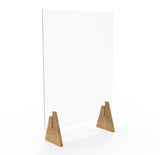Acrlic Plexiglass Shield Sneeze Guard 22x28" or 28X22" Landscape or Portrait Tabletop or Ceiling
