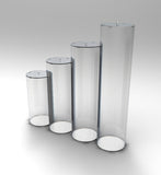 FixtureDisplays® 8-Chimney Clear Acrylic Candy Holder 100812