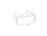 FixtureDisplays® Clear Acrylic Ice Cream Cone Display - Holds 8 Sugar Cones 100822
