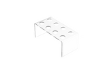 FixtureDisplays® Clear Acrylic Ice Cream Cone Display - Holds 8 Sugar Cones 100822