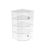 Bin Divided Dry Food Display Container Retail Donut Cookie 4 Tier Shelf Display