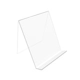 FixtureDisplays®  Plexiglass Acrylic Easel Holder with 8" Lip 100833