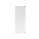 FixtureDisplays® Plexiglass Acrylic Sign Holder Logo Block Picture Frame - 8" x 3" 100834