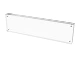 FixtureDisplays® Plexiglass Acrylic Sign Holder Logo Block Picture Frame - 11" x 3" 100835