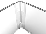 FixtureDisplays® Acrylic Plexiglass Lucite Dual Frame Sign/Menu Photo Holders - 7" x 5" 100838
