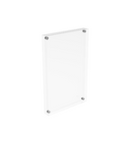 FixtureDisplays® Acrylic Plexiglass Block Sign/Photo/Picture/Menu Holder Frame - 5.5" x 8.5" 100840