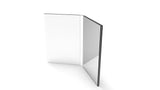 FixtureDisplays® Acrylic Plexiglass Lucite Dual Frame Sign/Menu Photo Holders, measuring 5.5 x 8.5 inches 100844