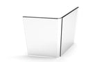 FixtureDisplays® Acrylic Plexiglass Lucite Dual Frame Sign/Menu Photo Holders, measuring 5.5 x 8.5 inches 100844