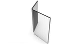 FixtureDisplays® Acrylic Plexiglass Lucite Dual Frame Sign/Menu Photo Holders, measuring 5.5 x 8.5 inches 100844