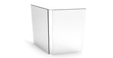 FixtureDisplays® Acrylic Plexiglass Lucite Dual Frame Sign/Menu Photo Holders, measuring 5.5 x 8.5 inches 100844