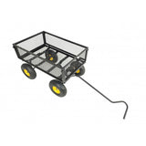 FixtureDisplays® Heavy Duty Lawn/Garden Utility Cart/Wagon With Collapsible Side Meshes, 400 Lbs Capacity, Black, Assembly Required Video Link Provided 38 Long X 20.5 Wide X 22" Tall Product Weight 32 Lbs 15298