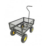 FixtureDisplays® Heavy Duty Lawn/Garden Utility Cart/Wagon With Collapsible Side Meshes, 400 Lbs Capacity, Black, Assembly Required Video Link Provided 38 Long X 20.5 Wide X 22" Tall Product Weight 32 Lbs 15298