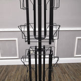 32 Adjustable Pockets Greeting Card DVD CD BOOK Display Rack 4X6 5X7 7X5 8.5X8 10095