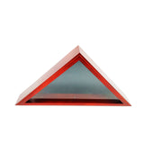 American Flag Shadow Case for Folded Military Flag, Display Case Fit 9.5 x 5' Folded American Veteran Burial Flag, Wall Mountable