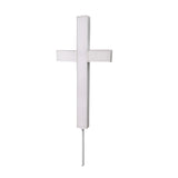 Solar Powered Metal Acrylic Cross LED Lighted Cross, Christian Lighted Church 10105+10107+10106