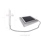 Solar Powered Metal Acrylic Cross LED Lighted Cross, Christian Lighted Church 10105+10107+10106