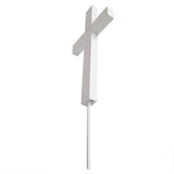 Solar Powered Metal Acrylic Cross LED Lighted Cross, Christian Lighted Church 10105+10107+10106