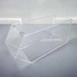 4.7 Gallon Clear Candy Bin 8" Wide Plexiglass Transparent Nut Cereal Food Dispen 101075