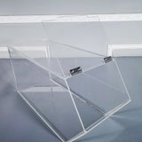 4.7 Gallon Clear Candy Bin 8" Wide Plexiglass Transparent Nut Cereal Food Dispen 101075