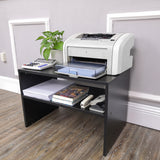 Printer Stand Shelf Desk Paper Storage Organzier Monitor Office Equipment Riser 10121